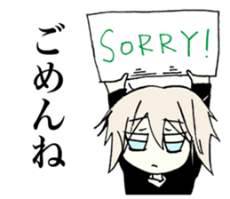 Happy days of the girl who hates herself sticker #3666040