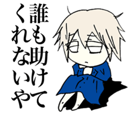 Happy days of the girl who hates herself sticker #3666060