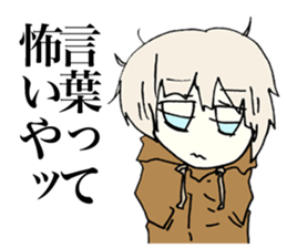 Happy days of the girl who hates herself sticker #3666062