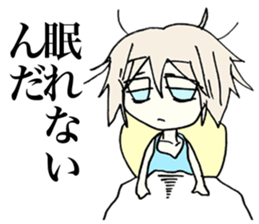 Happy days of the girl who hates herself sticker #3666063