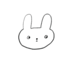 small rabbit sticker sticker #3666311