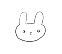 small rabbit sticker sticker #3666311