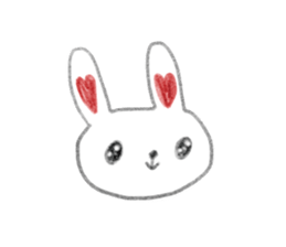 small rabbit sticker sticker #3666314