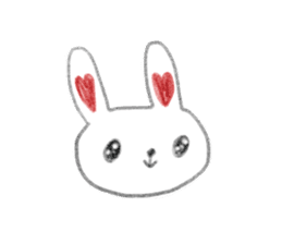 small rabbit sticker sticker #3666314