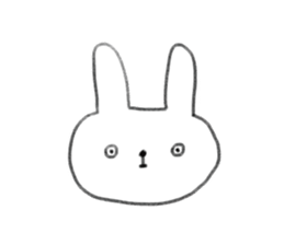 small rabbit sticker sticker #3666317