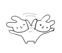 small rabbit sticker sticker #3666323