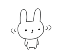 small rabbit sticker sticker #3666324