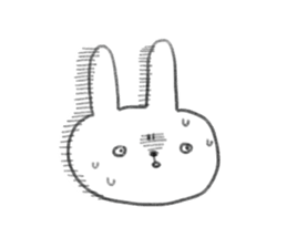 small rabbit sticker sticker #3666328