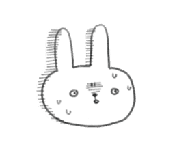 small rabbit sticker sticker #3666328