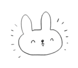 small rabbit sticker sticker #3666329