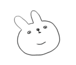 small rabbit sticker sticker #3666333