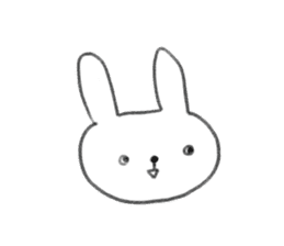 small rabbit sticker sticker #3666335