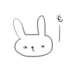 small rabbit sticker sticker #3666338