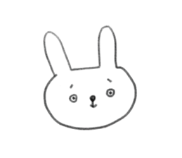 small rabbit sticker sticker #3666340