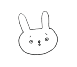small rabbit sticker sticker #3666340