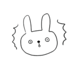 small rabbit sticker sticker #3666343