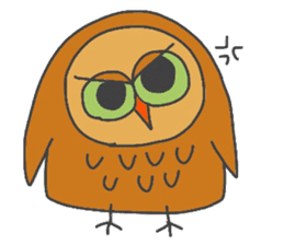 Stylish Owl sticker #3666435