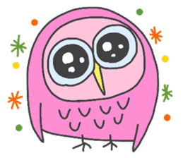 Stylish Owl sticker #3666436