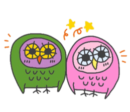Stylish Owl sticker #3666438