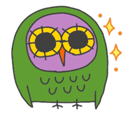 Stylish Owl sticker #3666439