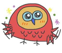 Stylish Owl sticker #3666442