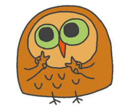 Stylish Owl sticker #3666443