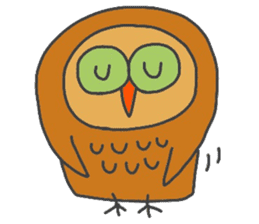 Stylish Owl sticker #3666449