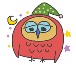 Stylish Owl sticker #3666456
