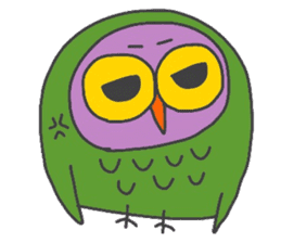 Stylish Owl sticker #3666463