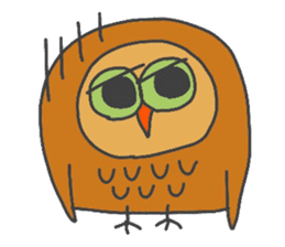 Stylish Owl sticker #3666467