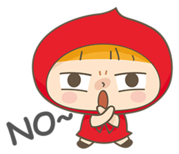 The Red and The Wolf sticker #3667074