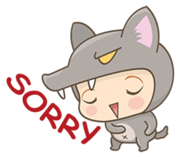 The Red and The Wolf sticker #3667075