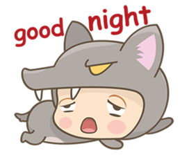 The Red and The Wolf sticker #3667078