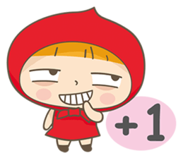 The Red and The Wolf sticker #3667079