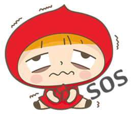 The Red and The Wolf sticker #3667080