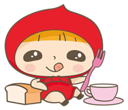 The Red and The Wolf sticker #3667081