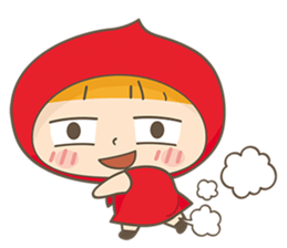 The Red and The Wolf sticker #3667082