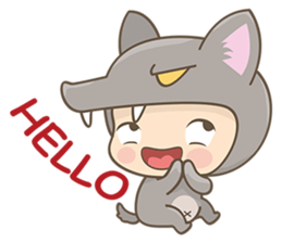 The Red and The Wolf sticker #3667083