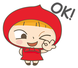 The Red and The Wolf sticker #3667089