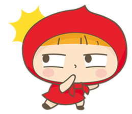 The Red and The Wolf sticker #3667096