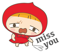 The Red and The Wolf sticker #3667098