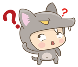 The Red and The Wolf sticker #3667102