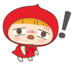 The Red and The Wolf sticker #3667103