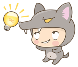 The Red and The Wolf sticker #3667110