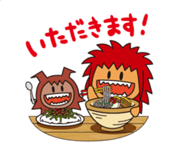 OTS Character "Ki-ji"&"Mu-na" sticker #3667326
