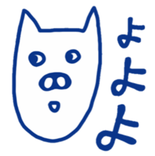 Crazy pig sticker #3667457