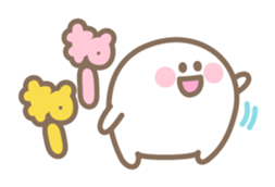 Marshmallow Baby sticker #3667530