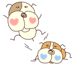 heart bull sticker #3667551