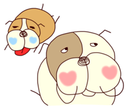 heart bull sticker #3667556