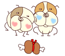 heart bull sticker #3667559